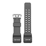 KGDHB For G-Shock GG-1000/GWG-100/GSG-100 Men Sport Waterproof Replace Bracelet Band Strap Watch Accessories Resin Watchband (Color : Gray)