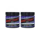 Manic Panic Womens High Voltage Semi Permanent Hair Color Cream 118ml Deep Purple X 2 - One Size