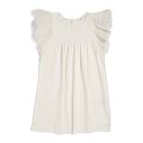 Chloé Kids Organic Cotton Ruffled Dress (2-14 Years) - white - 8