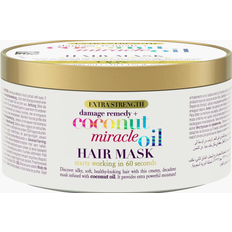 Ogx coconut miracle oil hair mask for damaged hair 300g, white