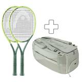 Head 2 X Extreme Team 2022 Plus Tennis Bag - L4 - mint