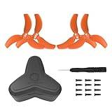 for DJI Avata 2 Propeller Organizer 3032S Paddle Storage Case Drone Accessories Propellers Dustproof Storage Box Avata Propellers (Orange Set)