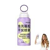 Wash Free Fluffy Dry Hair Spray, Reduces Greasiness & Oiliness Hair Volumizer Spray, Refreshing Oil Control Fluffy Volume Lift Hair Spray, Dry Hair Spray For Everyone (80ML)