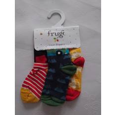 Frugi uk 6-8 toddler 3 pack socks/ indigo off roading
