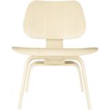 Herman Miller® Off-White Eames Molded Plywood Wood Base Lounge Chair - White - UNI