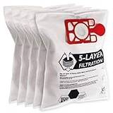 Compatible Cloth Hoover Bags for Numatic Henry & Hetty + Cordless HVB160 HEB160 Vacuum Cleaners (5 Bags)