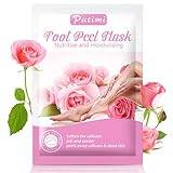 Soft Touch Foot Peel Masque | Rose Nourishing Foot Peel Masque Callus Remover - Foot Masque for Dry Cracked Feet, Gentle Foot Care to Remove Dead Skin Zurego