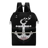 Anchor Flower Seagull Large Capacity Bag Laptop Backpack Travel Back Pack Business Daypack Computer Bags