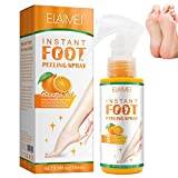 5 Pcs Orange Spray For Foot | Foot Peeling Spray With Natural Orange Essence 100ml | Hydrating Nourishing Foot Peel Spray, Effective Dead Skin Callus Remover For Dry Feet Heyce