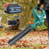 Cordless Leaf Blower Compatible with Makita 18v Battery,  (w/1 x 5.5 AH Battery)