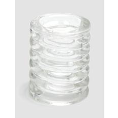 Doc Johnson TitanMen Stretch-to-Fit Cock Ring Cage - Clear