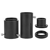 Oumij1 Telescopic Extension Tube Astronomical Telescope 1.25in T Mount Telescopic Extension Tube T2 M42x0.75 Thread to SLR Detachable Adapter Ring Usage for Sony(AI)