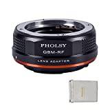 PHOLSY Lens Mount Adapter Compatible with Rollei QBM Mount Lens to Canon EOS RF Mount Camera Body for EOS R8, R50, R6 Mark II, R7, R10, R3, R5, EOS R5C, R6, EOS R, EOS RP