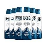 Rock Face Refined Body Spray Multipack of 6 200ml | Spicy Fresh Scent | Fast Absorbing | Powerful Aftershave | 48 Hour Protection