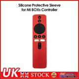 Silicone remote control protective tv case cover for xiaomi mi box (red)