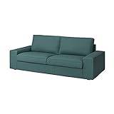IKEA KIVIK 3-seat Sofa, Kelinge Grey-Turquoise