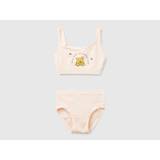 Benetton, ©disney Winnie The Pooh Top And Underwear Set, size L-XL, Peach, Kids