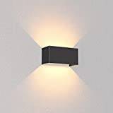 Square Simple Outdoor Wall Lights Up And Down Lights Outdoor Wall Light,Body In Aluminum Waterproof Outdoor Wall Lamps,Outside Lighting For Garage, Front Door