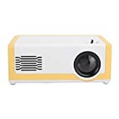 Mini 1080P 3D Projector, Portable LED Projector Multimedia Home Cinema Theater Video Projectors Support AV//USB/SD,Memory Card, 30000Hrs LED Life for Office, Gaming, Laptop (UK Plug)