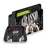 Head Case Designs Officially Licensed UFC Distressed Alexa Grasso Vinyl Sticker Gaming Skin Decal Cover Compatible With Nintendo Switch OLED Bundle
