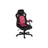 Torance High Back Polyurethane Gaming Chair (Black/Pink)
