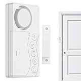 3 Pcs Home Security Door Alarm | Freezer Door Alarm When Left Open | Fridge Door Alarm With Delay Delay Closing Doorbell Reminder Wireless Guard Window Door Magnet Sensor Detector