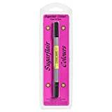 Sugarflair Citrus Lemon (Yellow) Edible Food Decorating Pen - Dual Tip Food Pens for Writing Messages & Drawing On Sugar Paste, Marzipan, Frosting Or Any Other Dry Smooth Surface