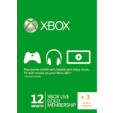 12 + 3 Month Xbox Live Gold Membership (Xbox One/360)