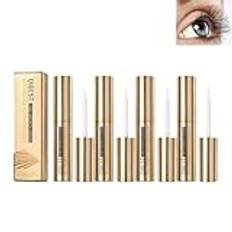 Eyelash Growth Enhancer & Brow Serum, Irritation-Free Formulated Rapid Growth Lash Serum for Natural Lashes and Eyebrows - Boost, Longer, Thicker, Fuller Lashes (4PCS)