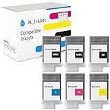 XL-Ink Compatible with Set of 6 Canon PFI-107 / PFI107 (2xMBK/BK/C/M/Y) …