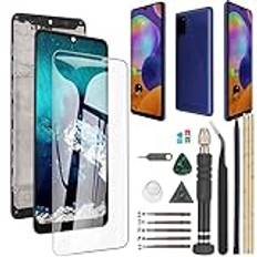 RongZy Display for Samsung Galaxy A31/A315F/A315G Incell LCD Screen Replacement Touch Display Digitizer Assembly for Samsung Galaxy A31/A315F/A315G with Kit(Black)