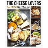 The Cheese Lovers Calendar 2024 - 2025: Spread Joy and Stay Organized with a 24-Month - Ideal for Gifting or White Elephant Parties, Perfect Christmas Gift - Paperback