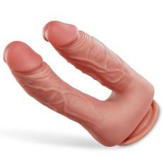 Bestvibe Logan 8.27 Inch Lifelike Silicone Double Ended Dildo with Suction Cup