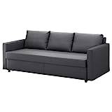 IKEA FRIHETEN Three-seat Sofa-Bed, Skiftebo Dark Grey