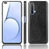 HDOMI OPPO Realme X50 5G Case, PU Leather Hard PC Back Protecting Cover Shell for OPPO Realme X50 5G (Black)
