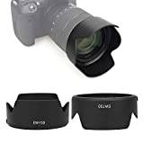 Yunir Lens Hood, EW-73D Black Plastic Camera Lens Hood Shade Cover Replacement for Canon EF-S 18-135mm f / 3.5-5.6 IS USM