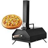 11 Wood Fired Outdoor Pizza Oven – Portable Hard Wood Pellet Pizza Oven – Ideal for Any Outdoor Kitchen