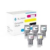 XL-Ink Ink Cartridges Compatible with Canon PFI-320 High Capacity 5 Colour Ink Cartridge Multipack (MBK, BK, C, M, Y)