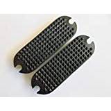 S-Products HORSE RIDING IRON STIRRUP RUBBER FILLIS TREADS PADS (4.0, Black)