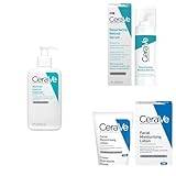 CeraVe Blemish Control Night-Time Routine for Oily & Blemish-Prone Skin: Blemish Control Cleanser 236ml, Serum 30ml and PM Facial Moisturising Lotion 52ml. 3-Step Routine Bundle
