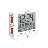 Marathon Digital Medicine Reminder Alarm Clock | Dementia Clock with 4 Alarms and Auto Backlight | Easy to Read Display for Time, Date and Temperature