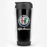 Car Travel Mug,for Alfa Romeo Giulietta Tonale Spider GT Easy-Clean Leakproof On-The-Go Trave Cups Thermal Mug car Customized Gifts Car Accessories,E