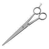 Barber Scissors,Professional Bangs Scissors,Straight Cut Hair Cutting Scissors