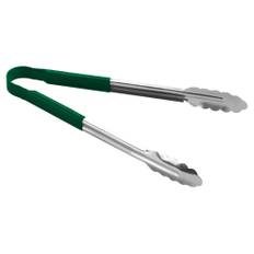 Stainless Steel Tong 9" Green - green