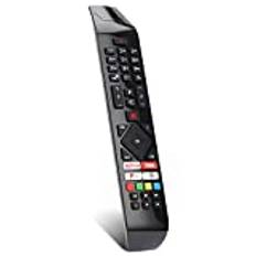 UNOCAR RC43141 Replacement for Hitachi Smart Remote Control and Hitachi Smart TV, Hitachi 4K UHD Television with NetFlix Youtube Freeview Play Buttons, Hitachi LED LCD 24 32 43 50 55 58 inch