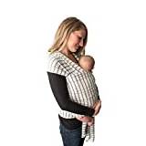 Baby Wrap Carrier -Sling, Easy to Put On, Swaddle for Close Comfort - Adjustable Breastfeeding Cover - Lightweight Sling Baby Carrier for Infant - Soft, Comfortable & Breathable (French Stripes)