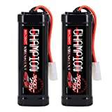 GOLDBATRC battery 3600mAh NiMH Battery 7.2 V RC nimh with Tami ya-connectr for RC car RC boat Drone Traxxas LOSI RC Truck Associated HPI Kyosho Robot (2Packs)