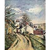 Cezanne Paul The House of Doctor Gachet in Auvers - Film Movie Poster - Best Print Art Reproduction Quality Wall Decoration Gift - A1 Poster (33/24 inch) - (84/59 cm) - Glossy Thick Photo Paper