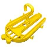 SAEKODIVE Drysuit Hanger for Wetsuit and BCD - Multi-Purpose, Anti-Slip - for Diving Gear and Outdoor Activities (Yellow)