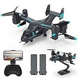 WOLWES RC Aircraft,with 4K HD Camera RC Aircraft,RC Quadcopter, Altitude Hold, Headless Mode RC Airplane,One Key Take Off/Landing Drone,RC Helicopter For Adult